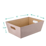 Large Open Bin, Twilight Linen