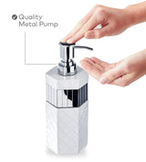 Quilted Mirror Lotion Dispenser