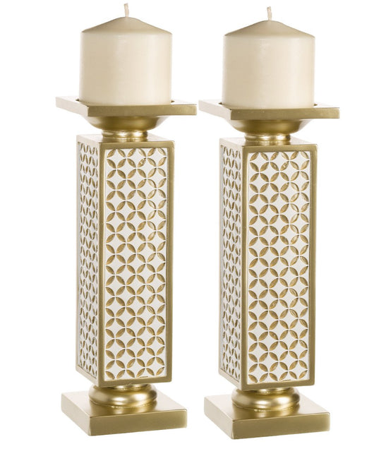 Schonwerk Decorative Candle Holder (set of 2) - Diamond Lattice
