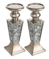 Schonwerk Decorative Candle Holder (set of 2) - Silver